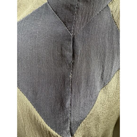 Nicole Miller Artelier Beaded Silk Blouse Unique Sophisticated Preppy Luxury S - Picture 5 of 8